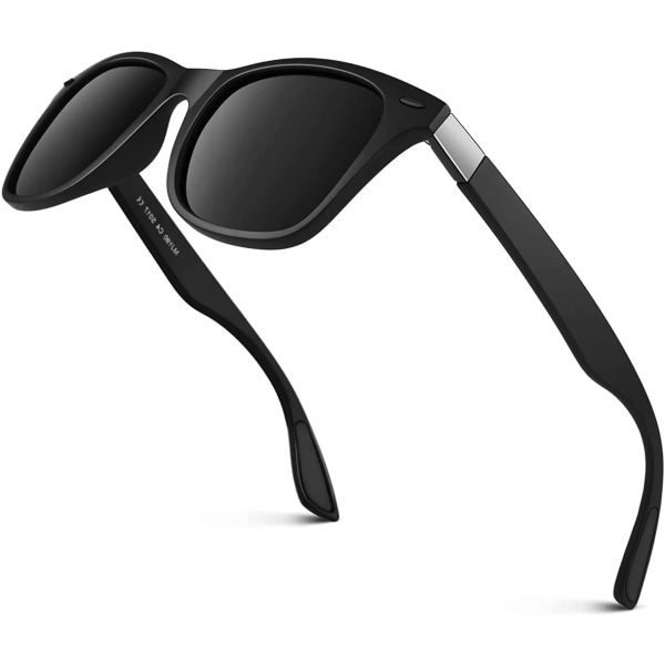 Polariserade solglasögon Herr UV400 Lättviktsram Skydd Fyrkantiga solglasögon