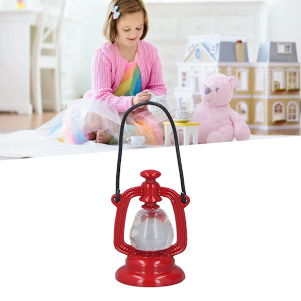1:6 Dockhus Kerosinlampa Legering Söta Miniatyr Lykta Modell Dockhus Dekoration Tillbehör