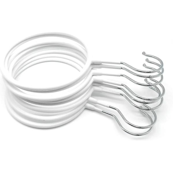 8-delad halkfri slipshållare i stål för slipsar $8-delad multifunktionell sjalhållare $8-delad halkfri sjalring för förvaring - Style2