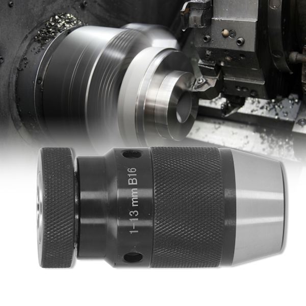 Borrchuck 40Cr Självspännande Tapklämverktyg Elektriska Borrtillbehör B16 113mm
