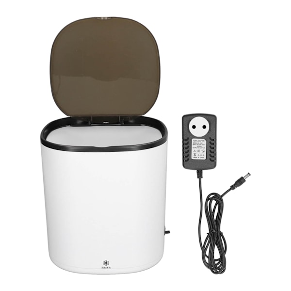 4,5L Bärbar Minitvättmaskin Bärbar Hinktvättmaskin Strumpor Underkläder Tvättmaskin för Camping Resor Lägenhet Sovsal 100‑240V Vit EU-kontakt