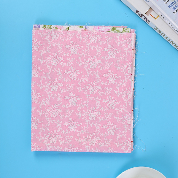 DIY Hantverk Patchwork Tyg, Miljövänliga Tryck Mjuk Bekväm 100 Procent Bomull Sömnadstygbuntar för Konst och Hantverk, Förklippta Quiltrutor