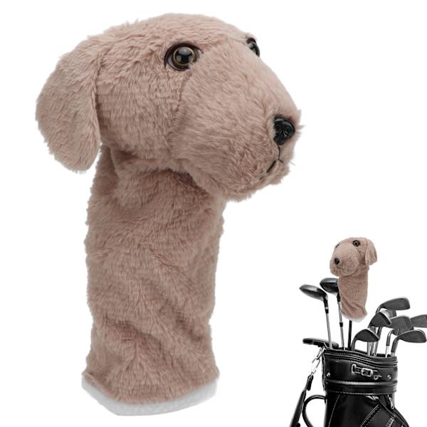 Plyschtyg Golfklubbs Huvudskydd Djurform Golf Huvudskydd Tillbehör för 1 Trägolfare