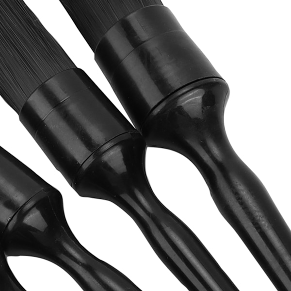 5-pack Bilrengöringsborste Set Svart Ren Man Microfiber Mikrofiber Underhåll Verktyg