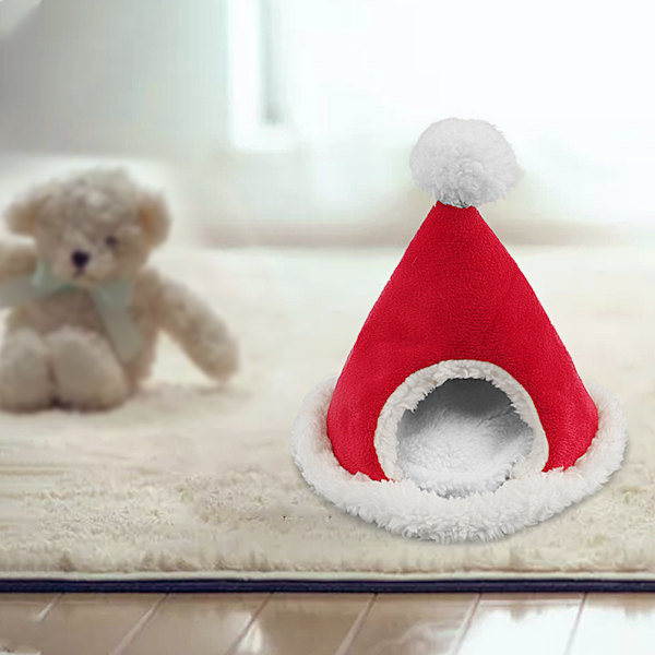 Julmarsvinssäng Fleece Smådjurssäng Hamster Minihus för Holländskt marsvin Sockerglidare Igelkott