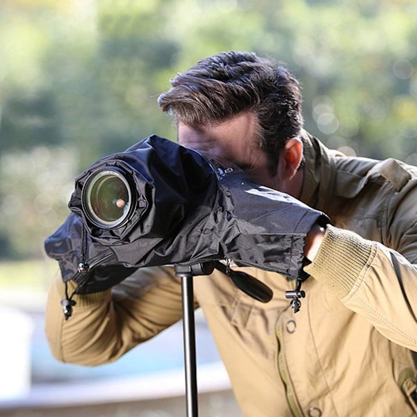 Regnskydd för kamera - Vattentätt skyddande fodral, lämplig för Canon, Nikon, DSLR-reflektion