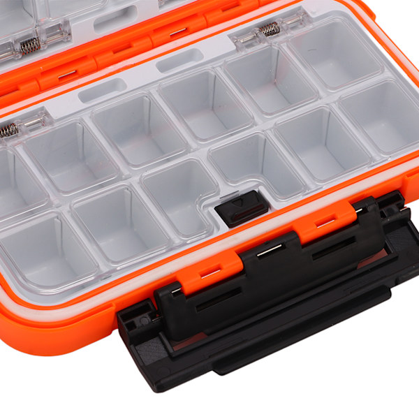 Fiskeutrustning Box Fack Justerbar Hög Hållfasthet Plast Bete Förvaring Väska Vattentät Fiske Hook Lure Box