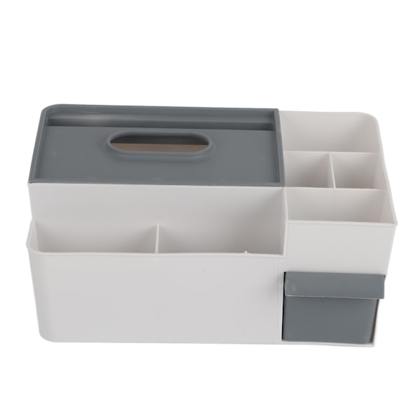 Elegant Bambu Tissue Box Hållare, Multifunktionell Organizer med Tabletthållare för Skrivbord, Stilren Design för Ett Rörfritt Utrymme