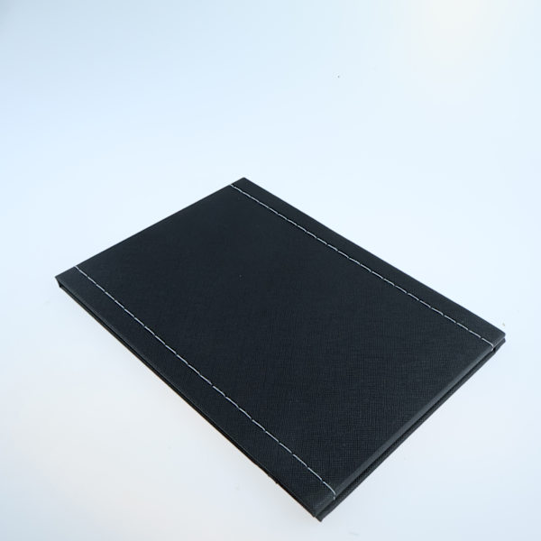 20,5x15cm Bärbar Vikbar Spegel - Super HD Kompakt Smink Spegel i Svart PU-Läder. Perfekt för Resor, Camping, Kontorsbord & Sminkbord. Gratis
