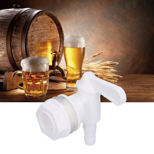 Öl bryggning fat kran tapp hem bryggd kolsyrad dryck jäsning hink kran kit med packningar vit