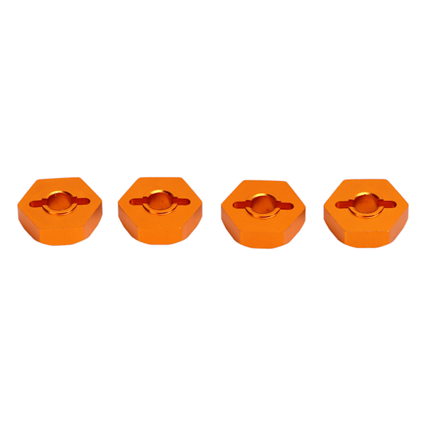 4 st 12mm Hex Nav Adaptrar i Aluminiumlegering med Axelstift för TRAXXAS 1/16 RC Bildelar