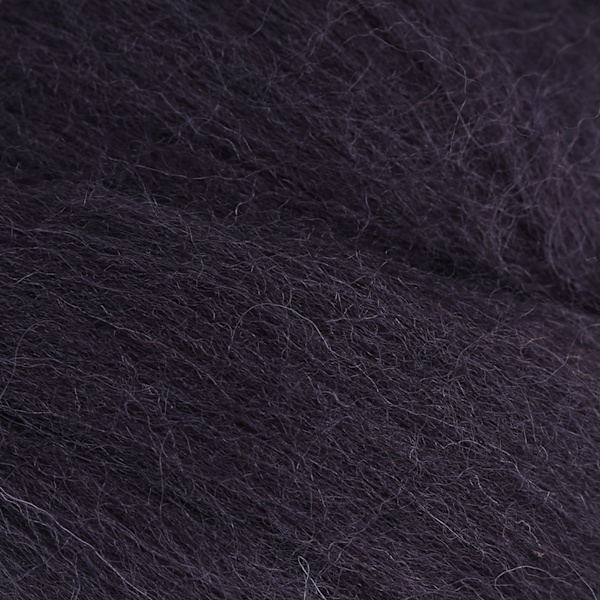 55g färgad nåltovningsull roving spinning sömnad trimning handarbete material (mörkgrå)
