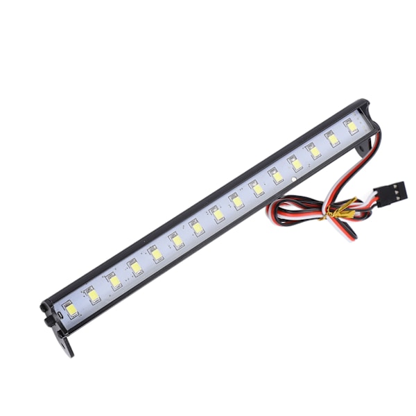 1/10 RC Takljusramp Universell Vitt Ljus RC Crawler Ljusramp med 15 LED-lampor Fästen för 1/10 RC Bil