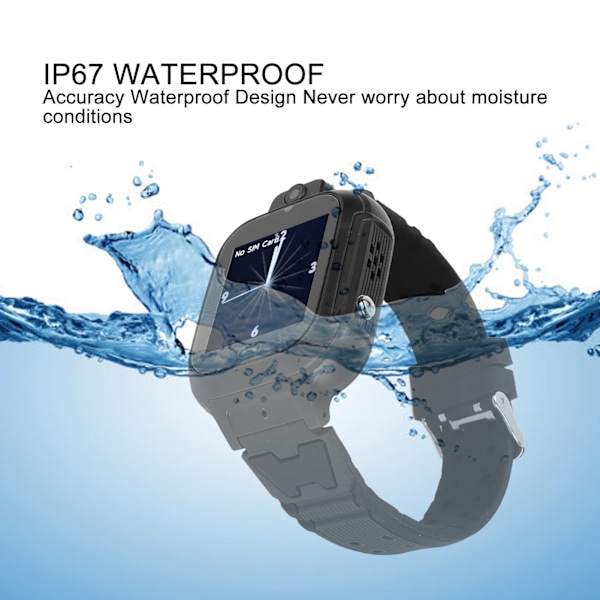 LT 37 4G Barn Smartwatch IP67 Vattentät Pekskärm 2-Vägs Röst- Videosamtal Barnklocka Telefon med GPS SOS Alarm HD Kamera