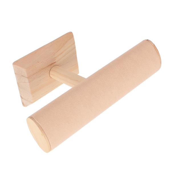 2 st Armbandsdisplayställ Träsmycken Klockhållare Enkellagers Armbandsställ för Sovrum Butik