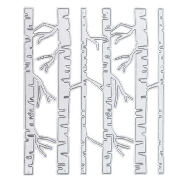Fågelhabitat Nät Metall Die Cut för Exakt Skärning, Vårfågel Nät Träd Dies Kolstål Mall för Elegant Kursiv Design, Scrapbooks, Läder,