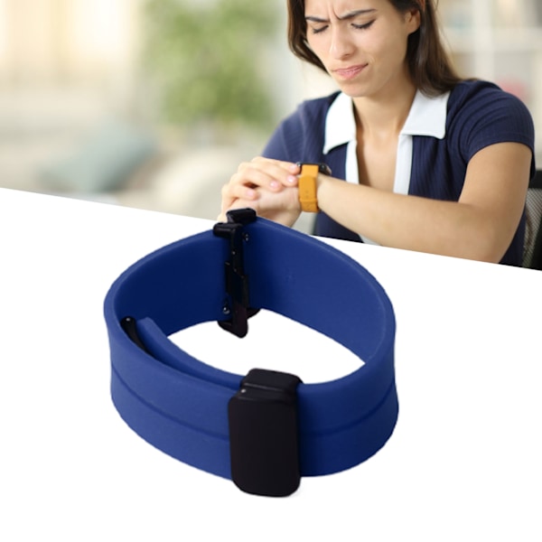 Klockarmband Silikon Magnetisk Vikbar Flexibel Vattentät Klockrem för Mi Band 8 Pro Blå