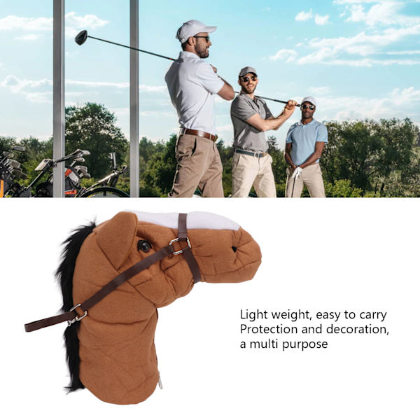 Träklubbsöverdrag Adorkable Golfutrustning Skyddande Överdrag för Hushållsornament