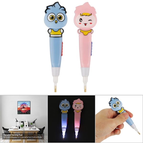 Broderipenna DIY Diamantmålning Korsstygnsverktyg Tillbehörssats (#4)