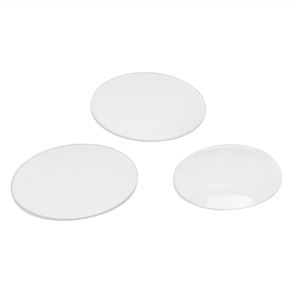 3 st dubbelkupol klockglas ersättning rund transparent klockglas (35+36+40)