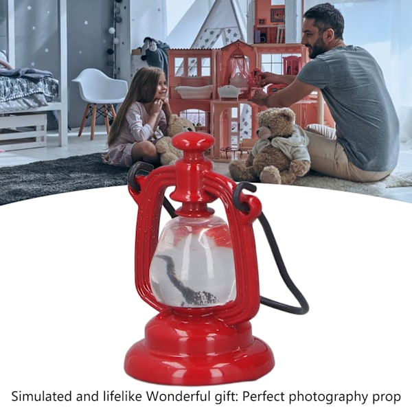 1:6 Dockhus Kerosinlampa Legering Söta Miniatyr Lykta Modell Dockhus Dekoration Tillbehör