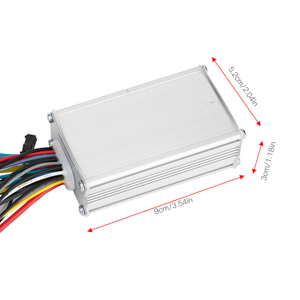 Vattentät LCD-displaypanel Elektrisk cykel Borstlös E-cykel Scooter Controller Kit (250W 48V)