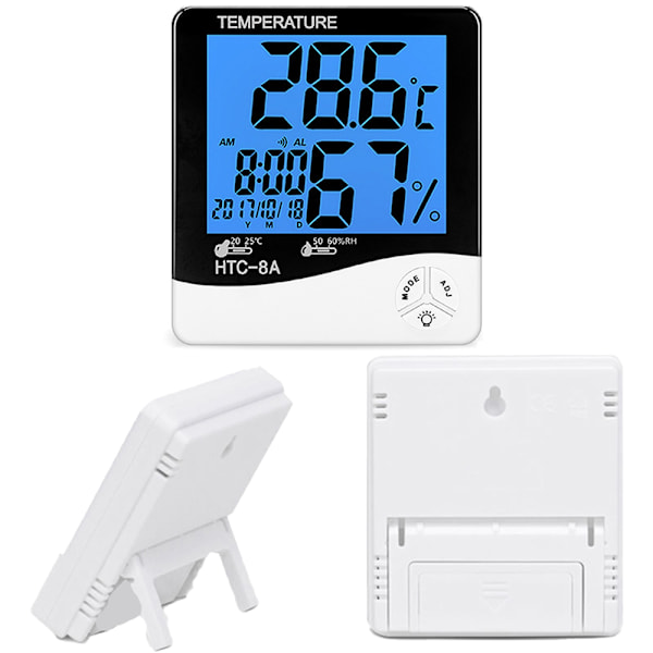 Hög precision elektronisk termometer digital display mini temperatur larmklocka termometer