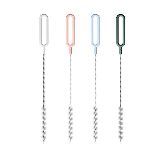 4-pack sugrörrengöringsborste, för rengöring av vattenflaskor, Boba-sugrör, smoothie-glas - Blandad färg