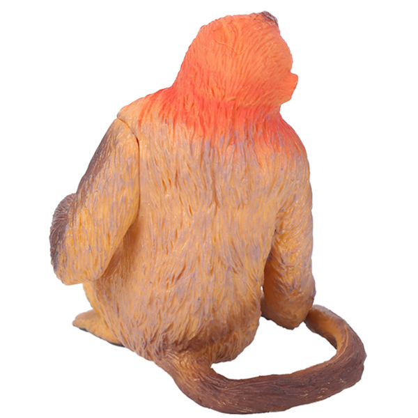 Simulering Vilda Golden Monkey Modell Prydnader Skrivbordsdekoration Barnleksak Golden Monkey Modell