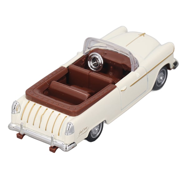 1:32 Konvertibel Sportbil Modell Metall Legering Realistisk Cool Batteridriven 1/32 Sportbil Simulering Leksak Vit