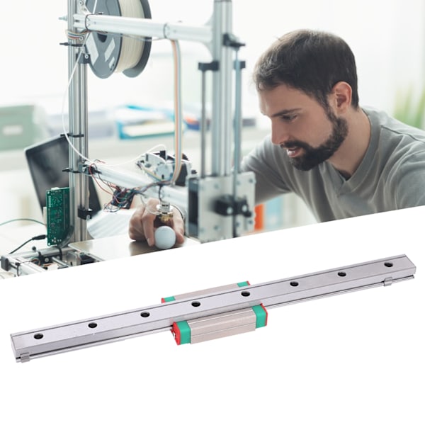 Miniatyr Linjärstyrning Utvidgad Block Glidspår Automatiserad Industri MGN12H-200-1R
