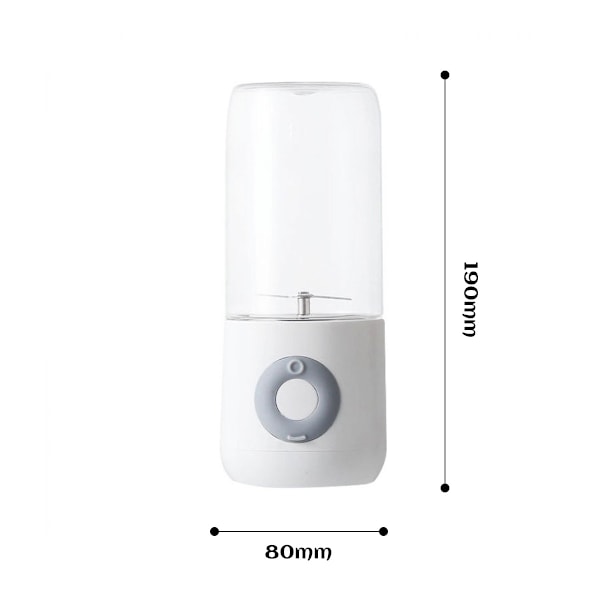 Liten hemjuicer, bärbar mixer, personlig mixer som kan laddas via USB, bärbar mixer för smoothies, juicer, shakes, bärbar juicer