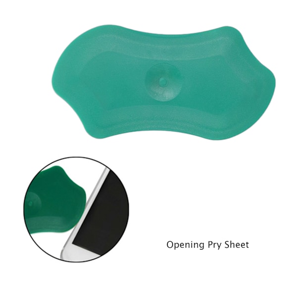 Elektronikreparationsverktyg PVC-plast Spudger Öppning Pry Bar Triangulär ark Sugkopp Kit