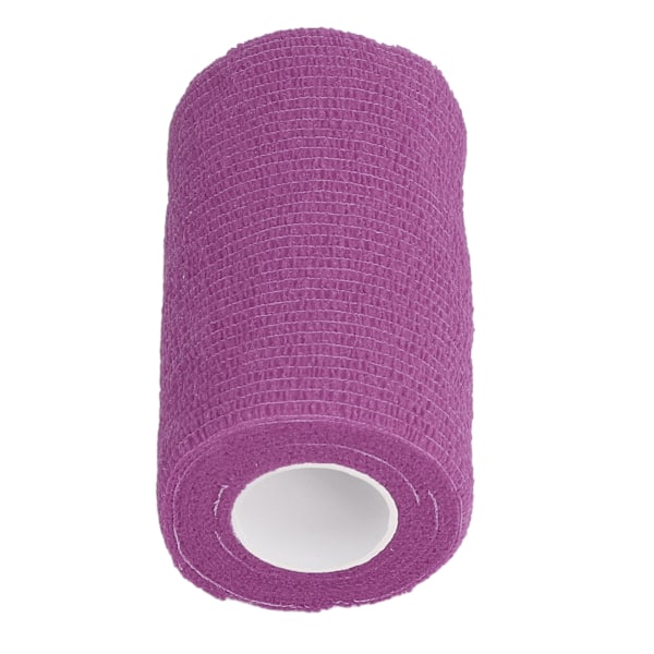 12 st Bandage Wrap Natur Latex Elastisk Självhäftande Wrap för Kor Hundar Hästar 10cm Lila