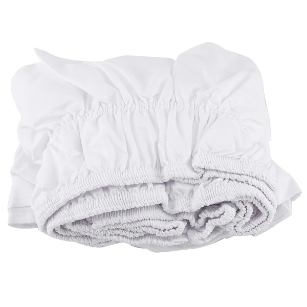 Elastisk volangkjol i polyester till säng (Twin)