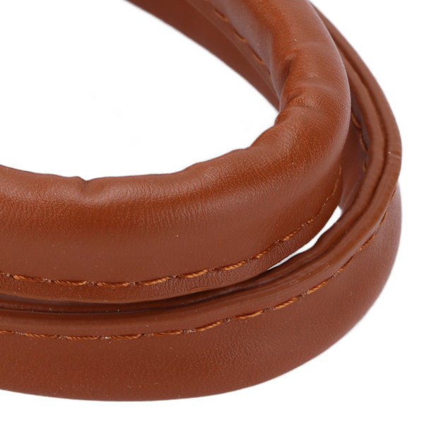 DIY virkad väska handgjord fashionabel stil legering konstläder handväska för hantverksälskare (svart)
