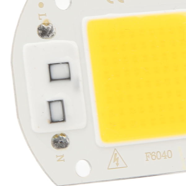 2 st LED COB-chip med hög effekt, drivrutinfri integrerad SMD-lampkula, ljusstark och effektiv vändbar COB-lampkula, varmt ljus, 30 W