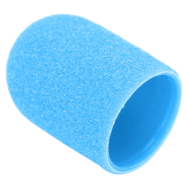 Nagelkonst slipkapsel nagelborrbitar polering slipning slipband set (16 x 25 mm) blå