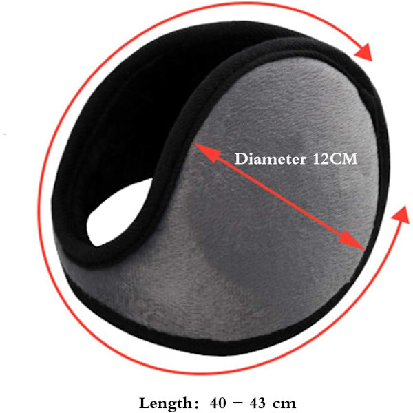 (4-pack) Varma öronmuffar för damer och herrar, vinteröronmuffar som håller öronen varma, unisex öronvärmare, utmärkt i