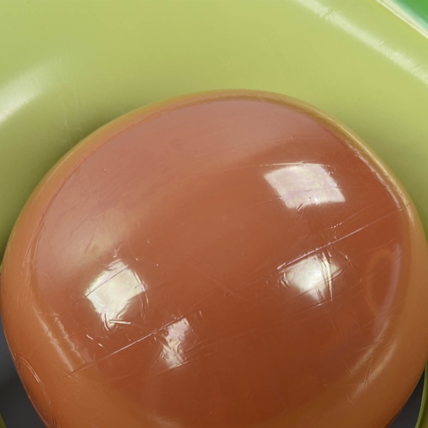Avocado Pool Float PVC Uppblåsbar Pool Flotte Lounger Strand Flytande Festleksaker med Boll
