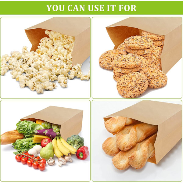 100 st kraftpapper nr 3: 12 * 7 * 22 (70g) gult kraftpapper