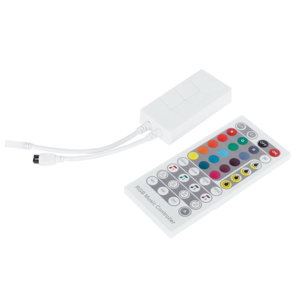 LED Ljusremskontroller Intelligent WIFI RGB 40-knapps Infraröd Fjärrkontroll DC5V 12V 24V