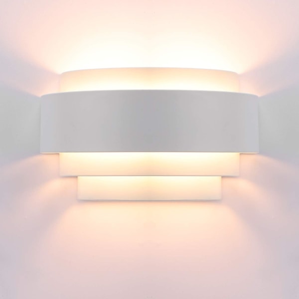 LED Vägglampor Enkel Design Vägglampa Inomhus Vägglampa Metall Ljus för sovrumstrappa Butik Vardagsrum Kontor Veranda Inomhus Vägglampor Varma