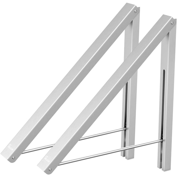 Aluminiumtorkställning för tvättstuga, infällbar klädtorkställning hopfällbar hängare hållbar stark mångsidig ställning (Kompakt)