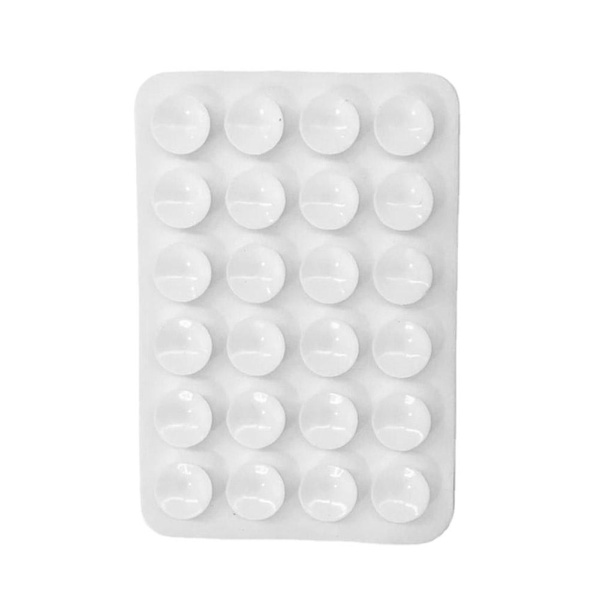 NYTT Silikon Sugpropp Telefonfodral Självhäftande Fäste Handsfree Mobiltillbehör- white 1pcs white 1pcs