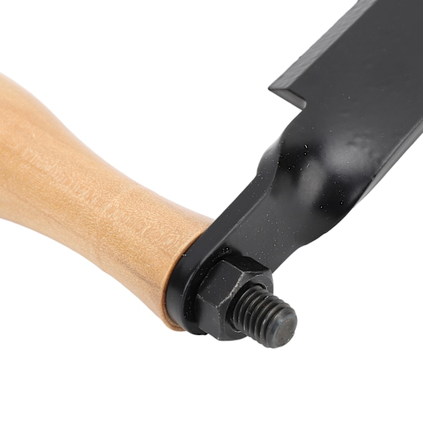 Dragkniv Ergonomisk Effektiv Bekvämt Grepp Trädbarksskalare för Träbearbetning Böjd Typ