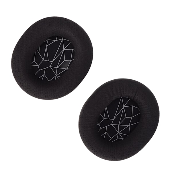 Öronkuddar för hörlurar, uppgraderade, hög elasticitet, ersättning för SteelSeries Arctis 3/5/7, vit siden