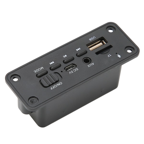 Bluetooth MP3 Dekoderkort 2 X 3W Multifunktionell Bluetooth 5.0 Modul Spelare för MP3-spelare Svart