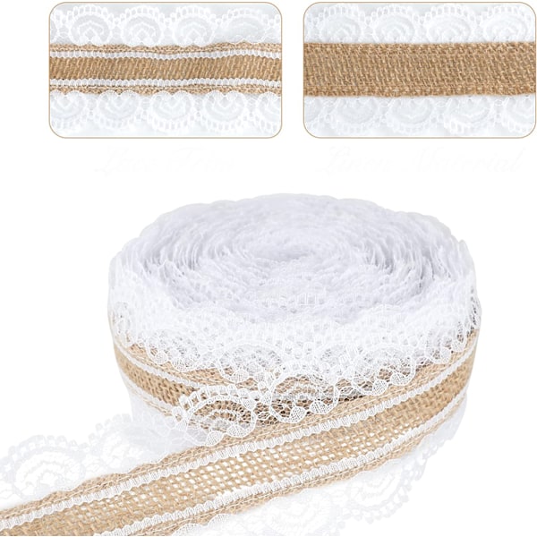 DIY Hantverksband, Elegant Scrapbooking-material, Heminredningstillbehör som ger en touch av rustik charm