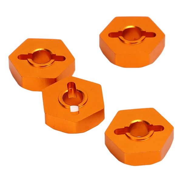 4 st 12mm Hex Nav Adaptrar i Aluminiumlegering med Axelstift för TRAXXAS 1/16 RC Bildelar